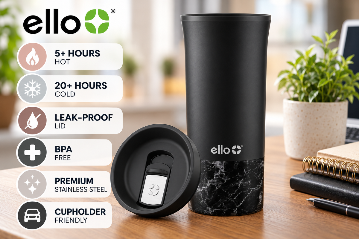Ello Miri 16 oz Insulated Stainless Steel Travel Mug