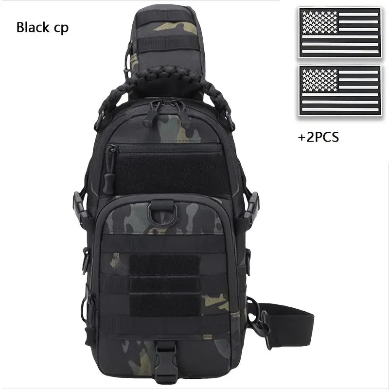 Multi-Functional Outdoor SportMulti-Functional Sports Chest Bag – Tactical Crossbody Sling Bag for Running, Hiking & Travel | TiDealzs TiDealz