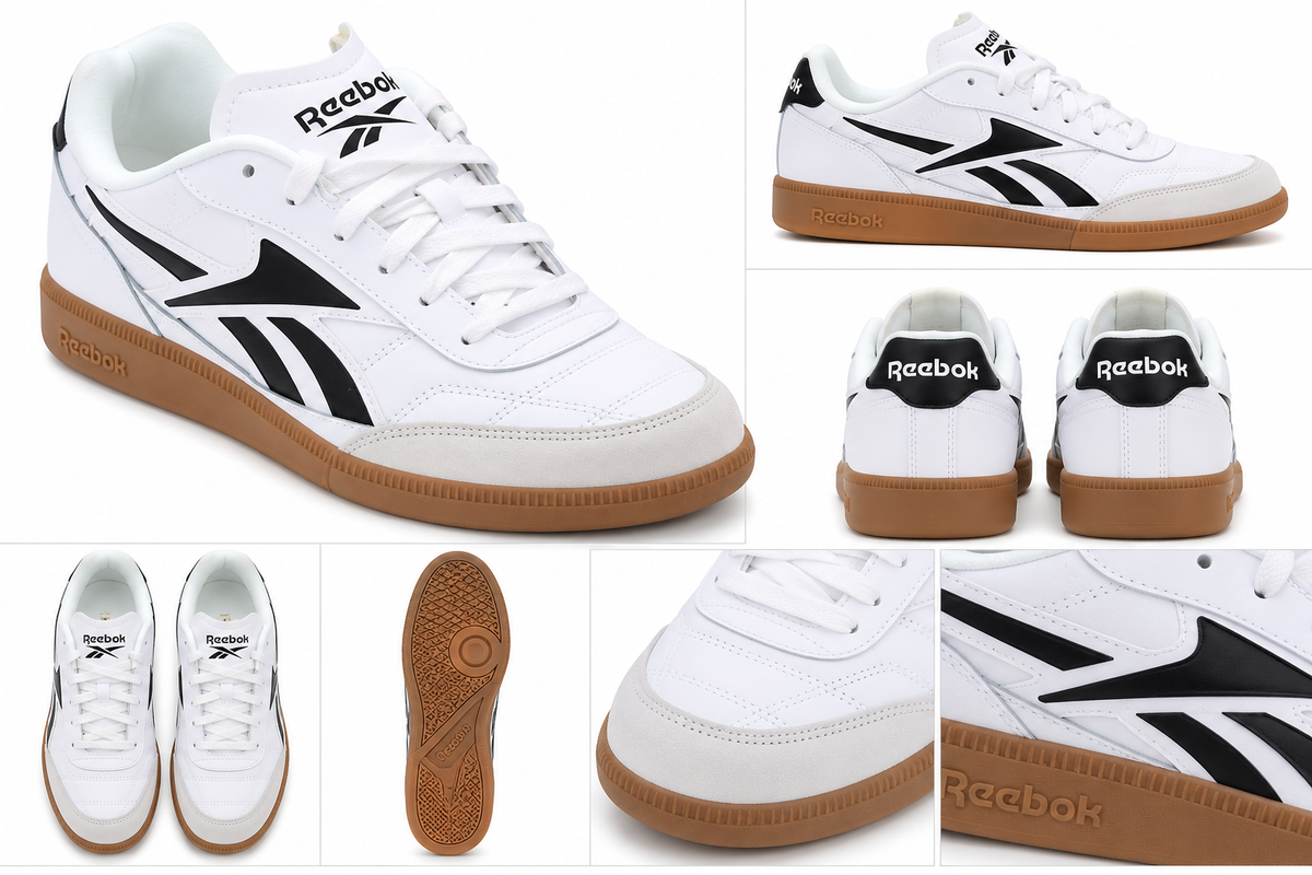 Reebok Finale Sneakers – White Black Barely Grey