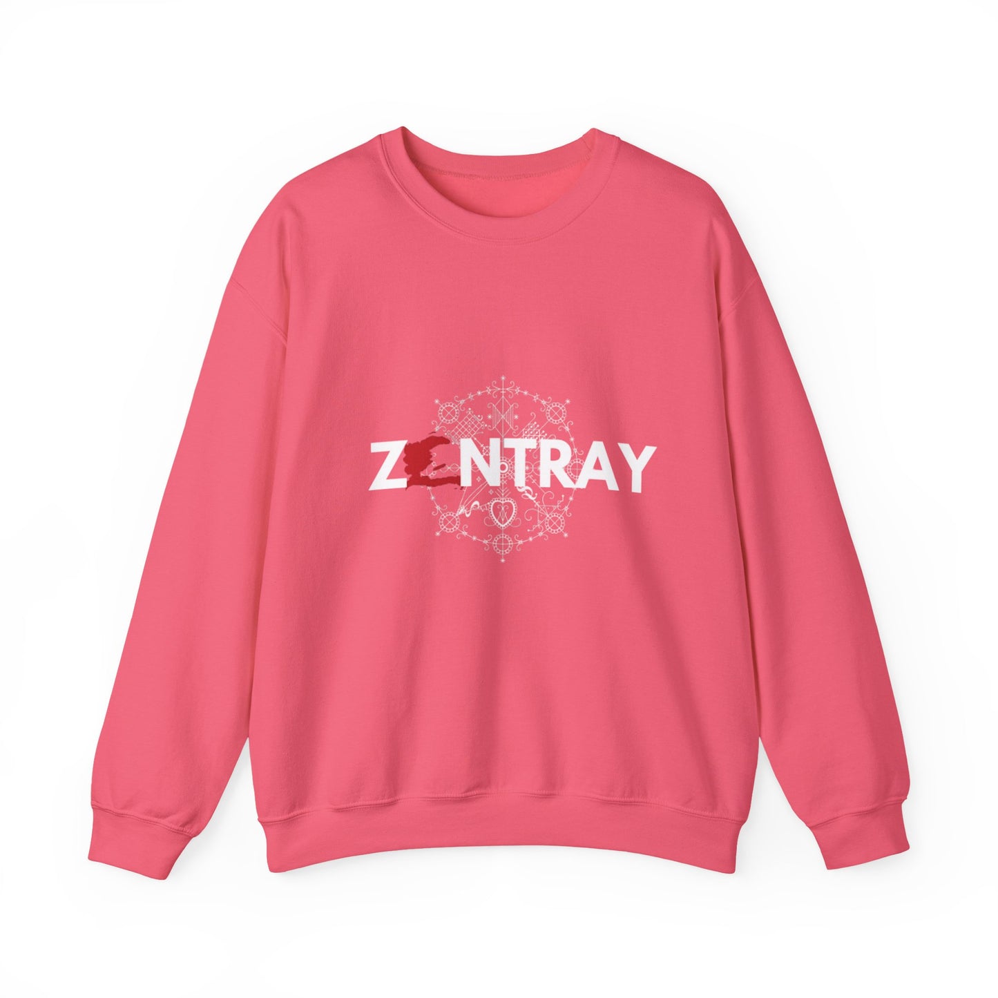 ZANTRAY Heritage Crewneck Sweatshirt | Afro-Mystic Symbol, Cultural Streetwear, Premium Comfort