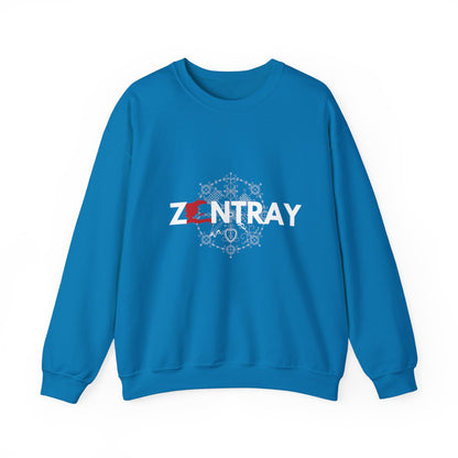 ZANTRAY Heritage Crewneck Sweatshirt | Afro-Mystic Symbol, Cultural Streetwear, Premium Comfort