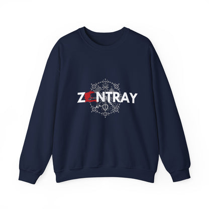 ZANTRAY Heritage Crewneck Sweatshirt | Afro-Mystic Symbol, Cultural Streetwear, Premium Comfort