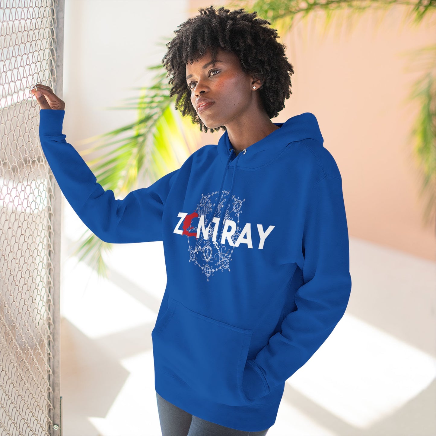 ZANTRAY Logo Hoodie | Afro-Mystic Symbol, Heritage Streetwear