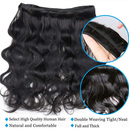 12A Body Wave Bundles – 100% Brazilian Human Hair – 26” 28” 30” (3 Pack) - TiDealz