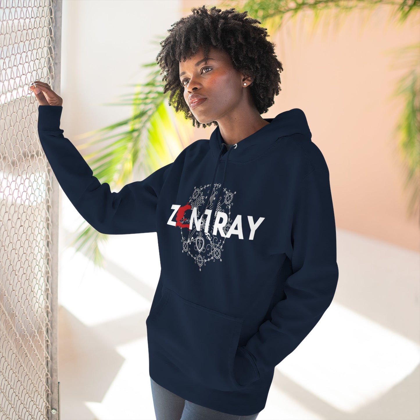 ZANTRAY Logo Hoodie | Afro-Mystic Symbol, Heritage Streetwear