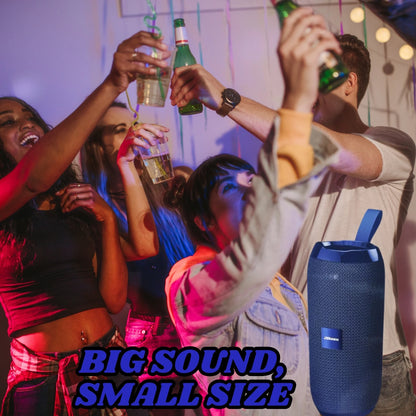 2Boom Jammin' Wireless Portable Speaker – Deep Bass, Long Battery, Travel-Friendly - TiDealz