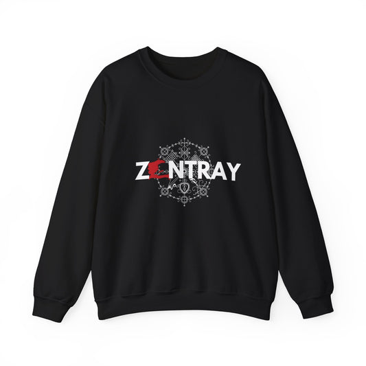 ZANTRAY Heritage Crewneck Sweatshirt | Afro-Mystic Symbol, Cultural Streetwear, Premium Comfort