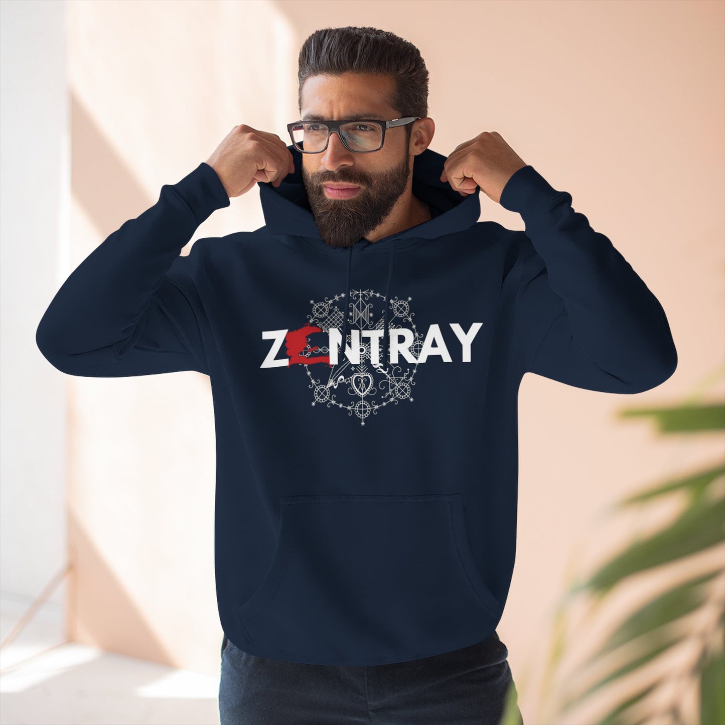 ZANTRAY Logo Hoodie | Afro-Mystic Symbol, Heritage Streetwear