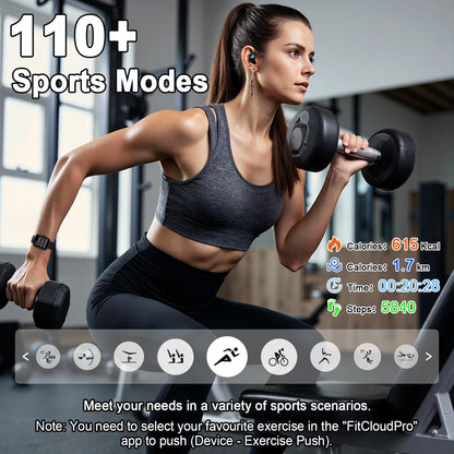 AI Smart Watch for Women & Men – 1.91 HD Touch Screen, Dual-Mode Bluetooth Call - TiDealz