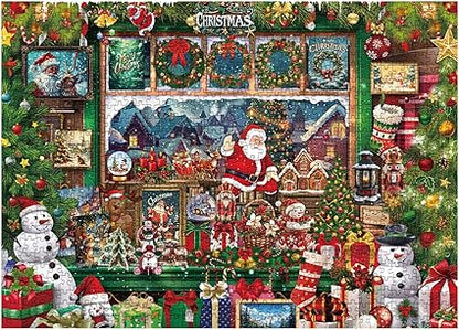 Advent Calendar 2024 Christmas Puzzle – 1008 Pieces Countdown to Christmas for Adults & Kids - TiDealz