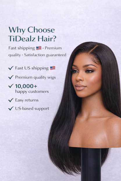 Layered Body Wave Glueless Lace Closure Wig Human Hair – 6x8 HD Lace Pre-Plucked (16 Inch) | TiDealz TiDealz