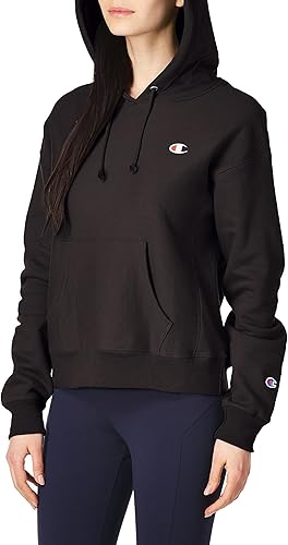 Champion Reverse Weave Women’s Pullover Hoodie – Heavyweight Fleece, Relaxed Fit - TiDealz