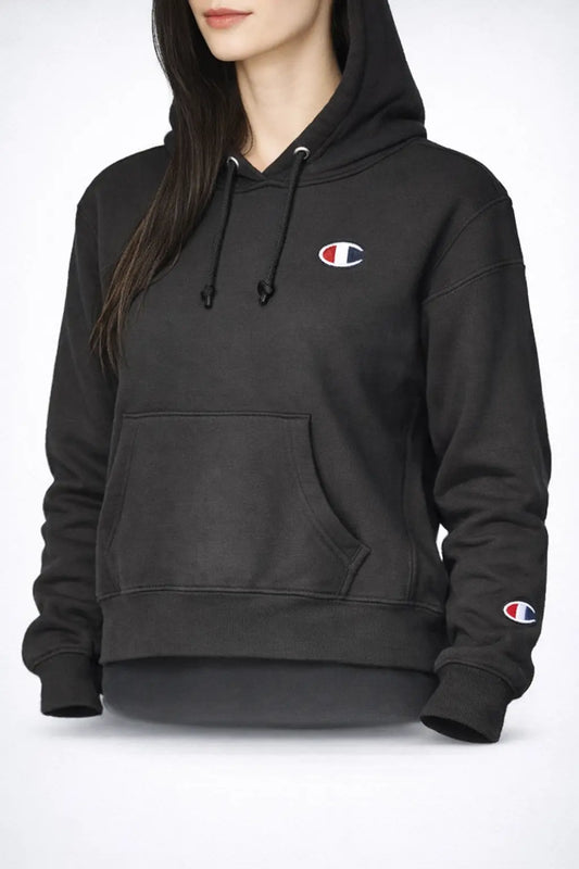 Champion Women’s Reverse Weave Hoodie Heavyweight Fleece Pullover Relaxed Fit | TiDealz TiDealz