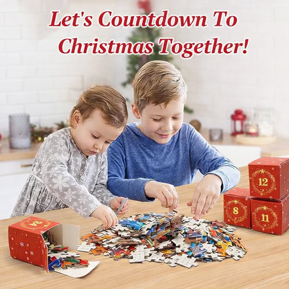 Christmas Advent Calendar Puzzle 2024 – 1008 Piece Holiday Jigsaw Puzzle for Kids & Adults | TiDealz TiDealz