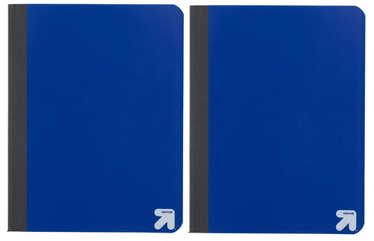 College Ruled Composition Notebooks, 2 Pack – 70 Sheets Each