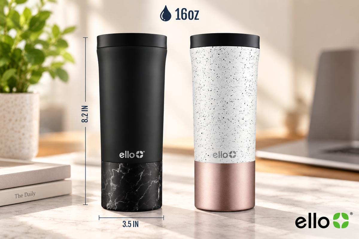 Ello Miri 16 oz Insulated Stainless Steel Travel Mug