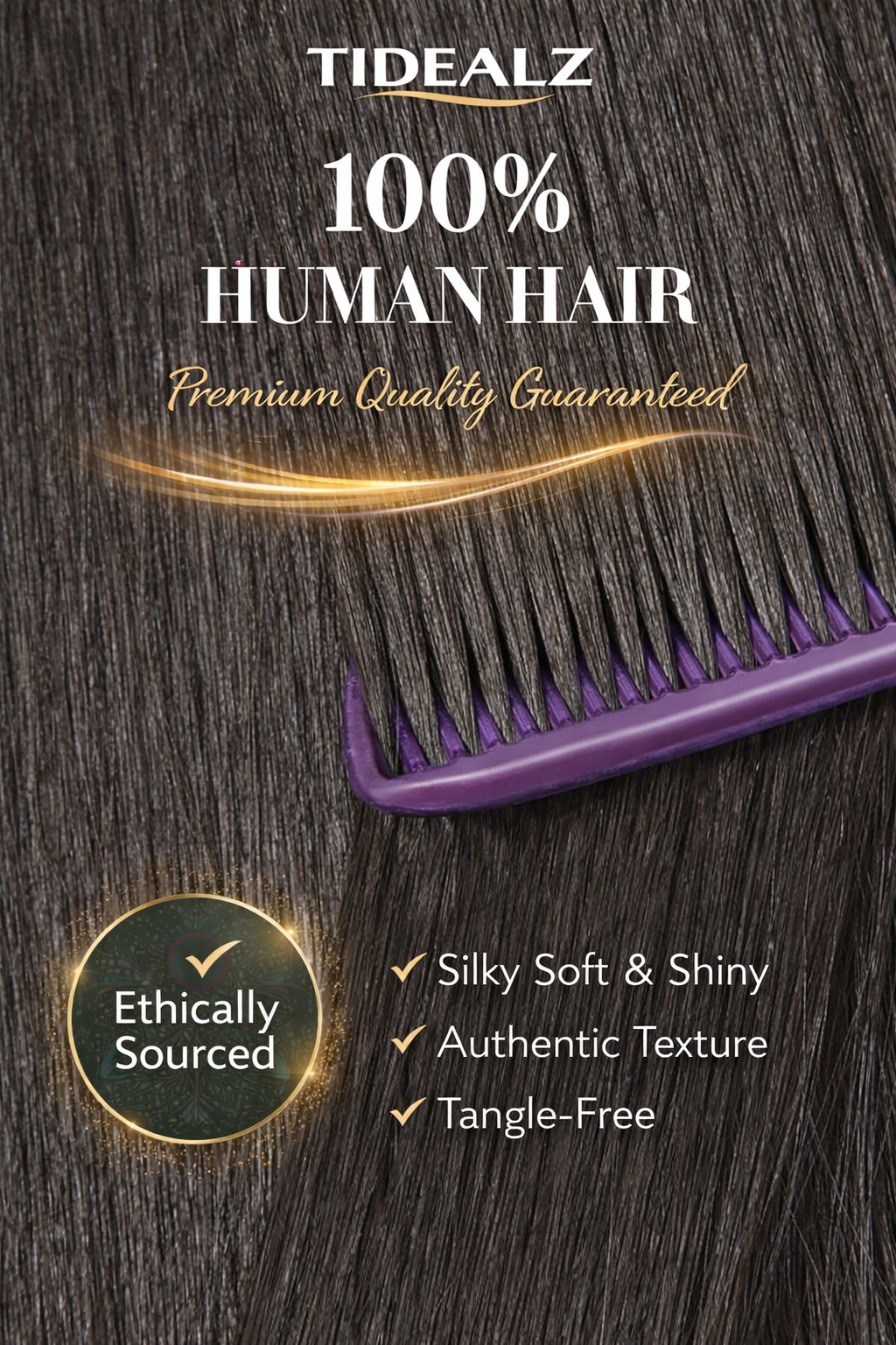 14 Inch Yaki Straight Clip-In Human Hair Extensions – Remy Invisible Clip Ins Natural Black (110g 6pcs) | TiDealz TiDealz