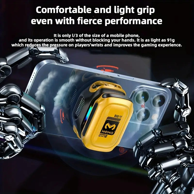 Magnetic Phone Cooler CX12 2025  – Rechargeable Mobile Radiator with RGB LED