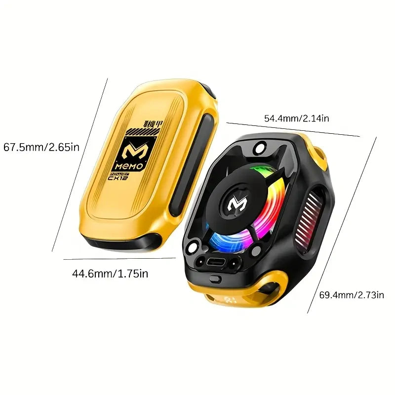 Magnetic Phone Cooler CX12 2025  – Rechargeable Mobile Radiator with RGB LED