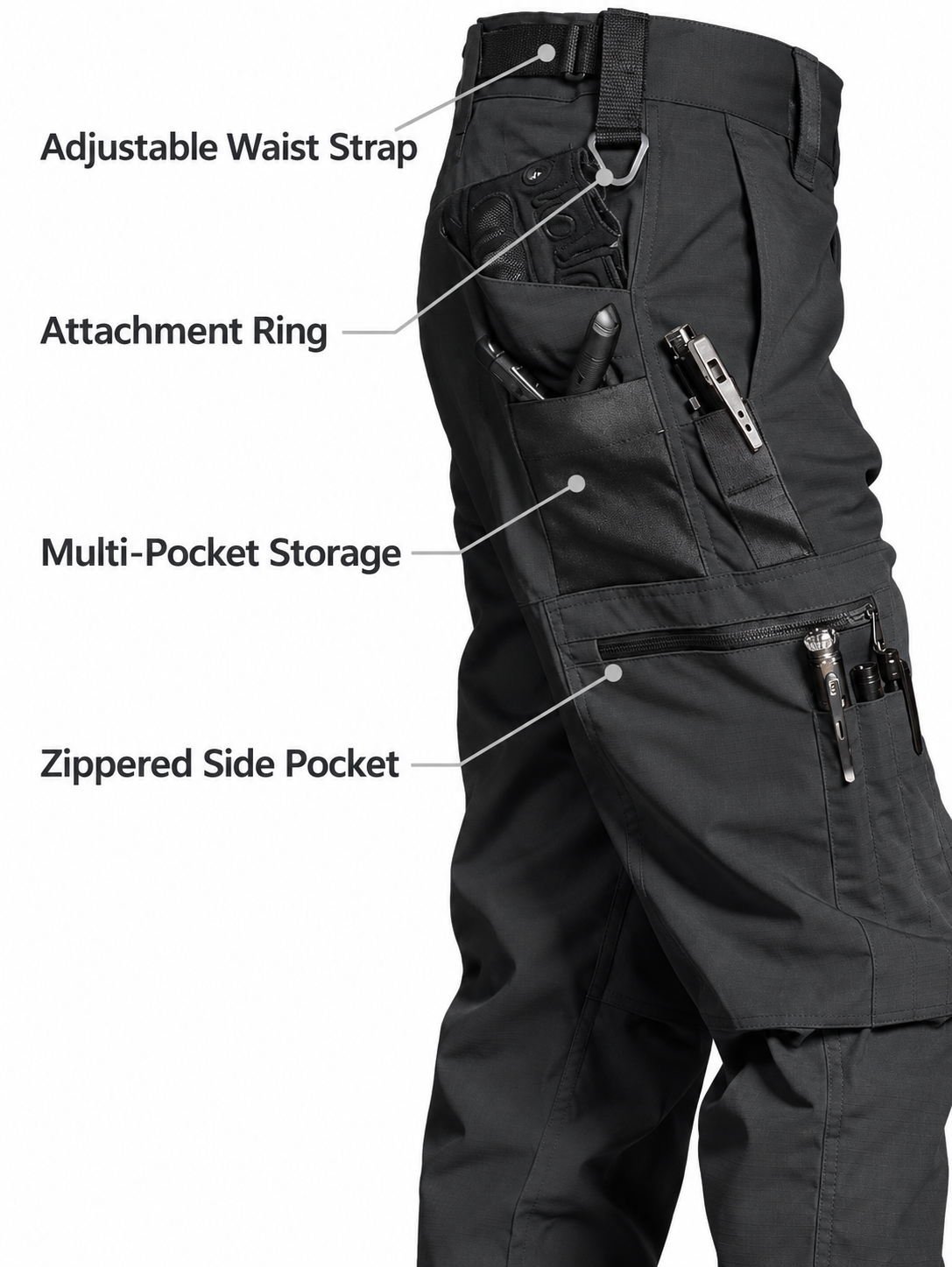 Men's Quick-Dry Tactical Cargo Pants