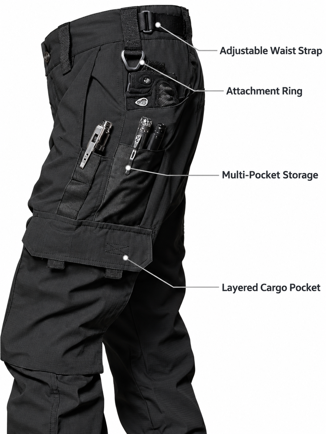 Men's Quick-Dry Tactical Cargo Pants