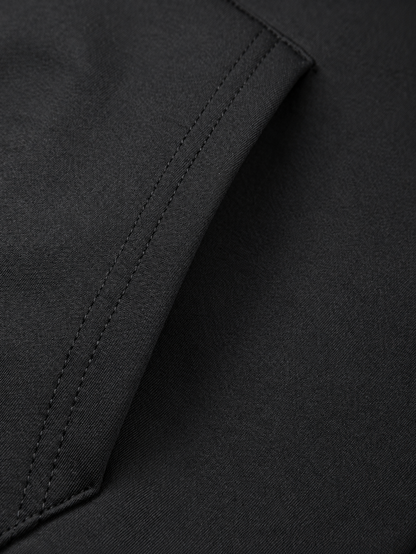 Men's Thermal Security Fleece Jacket with Stand Collar