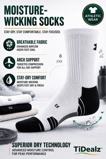 Under ArmouUnder Armour Youth SporYouth Socks Team Crew Sports 1 Pairs – Cushioned Performance Socks for Training (White/Black) | TiDealz