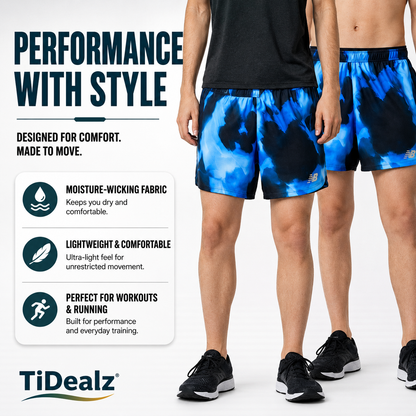 New Balance Men's Running Shorts 5" Lined Athletic Training Shorts | TiDealz