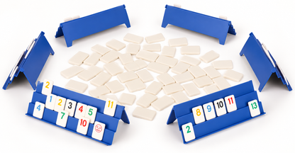 Point Games Rummy Cube 6-Player Rummy Cube Game with 146 Tiles & 6 Racks