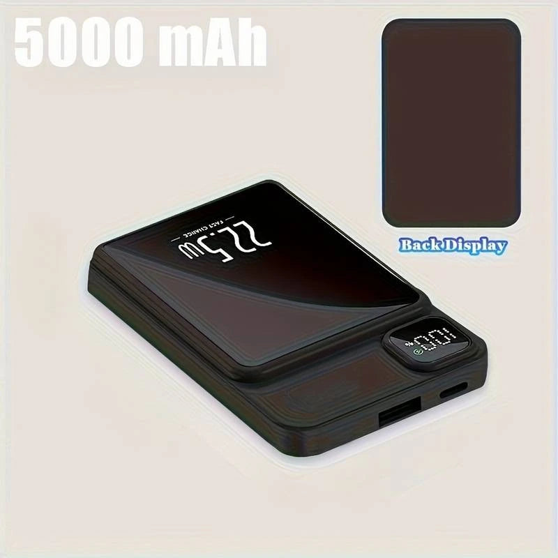 Power Bank 10000 mAh Portable Wireless Charger – 22.5W Fast Charging – Compatible with iPhone 16/15/14/13/12 & Android