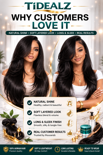 Yaki Straight Glueless HD Lace Front Human Hair Wig 7x6 14 Inch | TiDealz